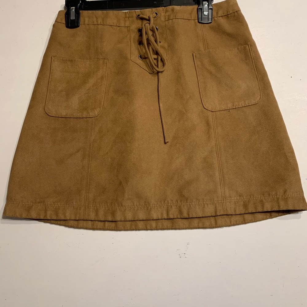 Hollister suede skirt, never been worn!